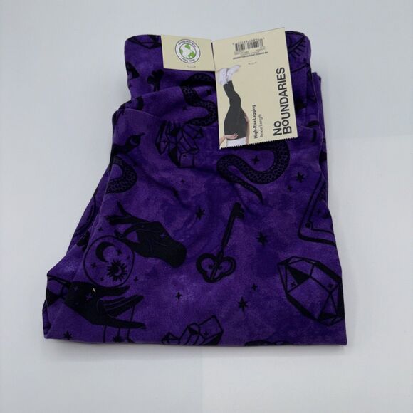 NO BOUNDARIES Cat Mystical Legging High Rise Woman Ankle Size XS-WAIST 24” NWT - Picture 1 of 5
